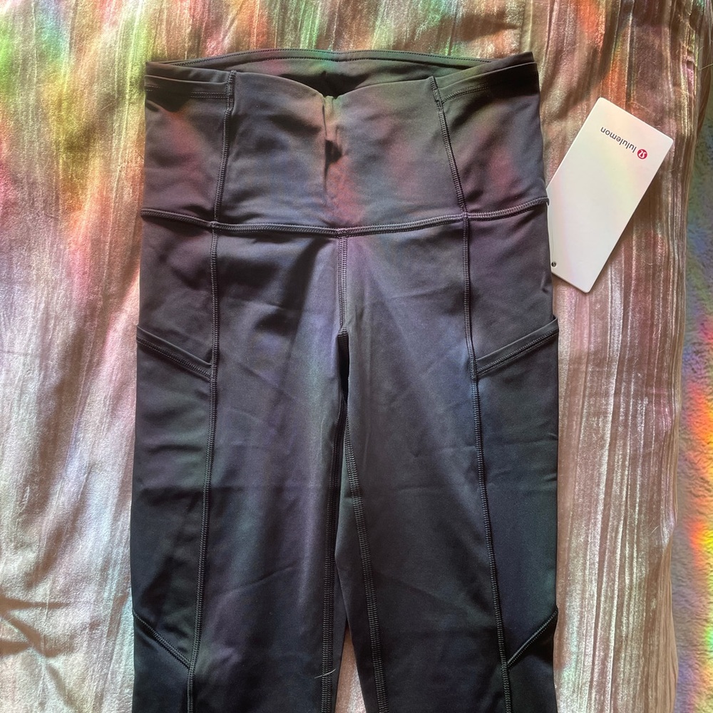NWT Fast and Free HR Capris Lululemon
